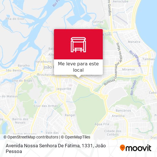 Avenida Nossa Senhora De Fátima, 1331 mapa
