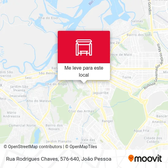 Rua Rodrigues Chaves, 576-640 mapa