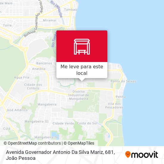 Avenida Governador Antonio Da Silva Mariz, 681 mapa