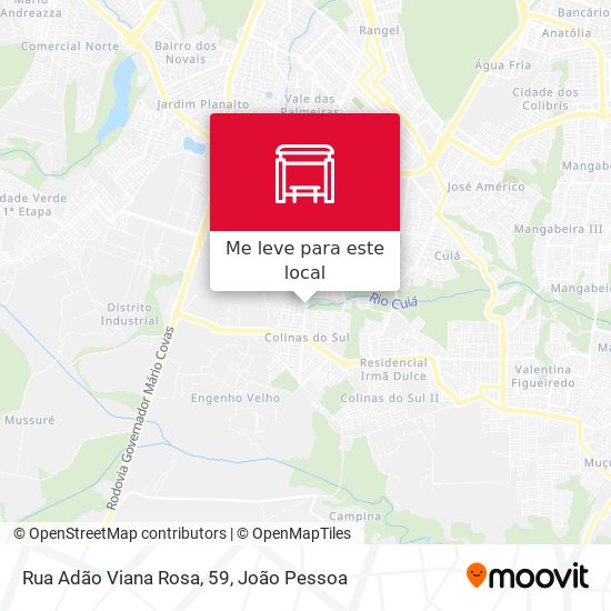Rua Adão Viana Rosa, 59 mapa