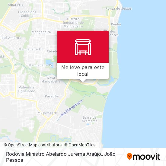 Rodovia Ministro Abelardo Jurema Araújo, mapa