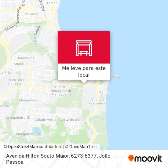 Avenida Hilton Souto Maior, 6273-6377 mapa