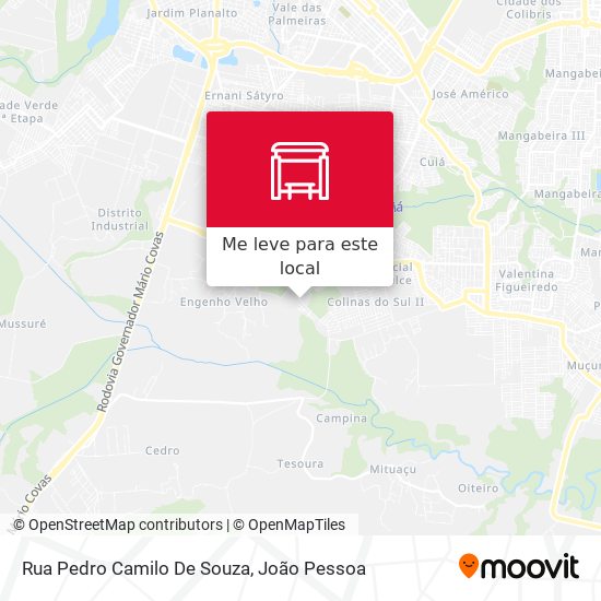 Rua Pedro Camilo De Souza mapa