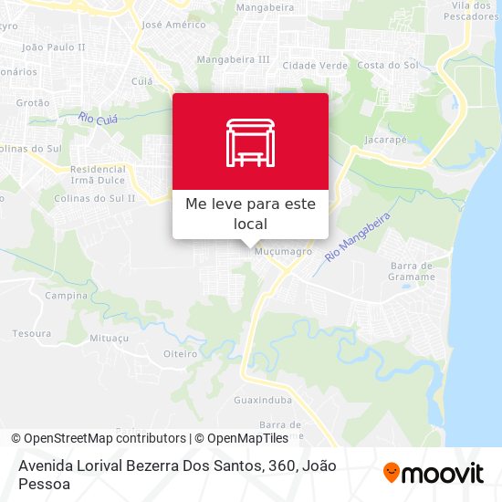 Avenida Lorival Bezerra Dos Santos, 360 mapa