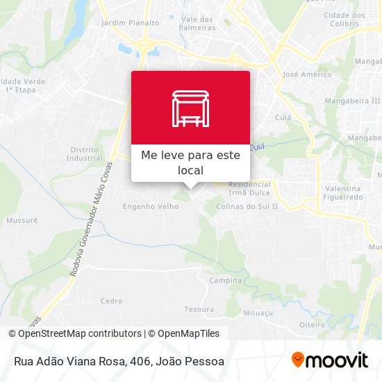 Rua Adão Viana Rosa, 406 mapa
