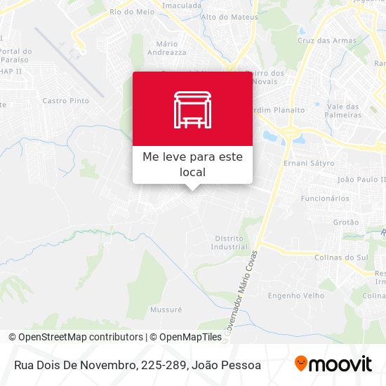 Rua Dois De Novembro, 225-289 mapa