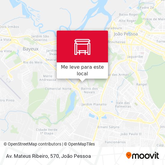 Av. Mateus Ribeiro, 570 mapa