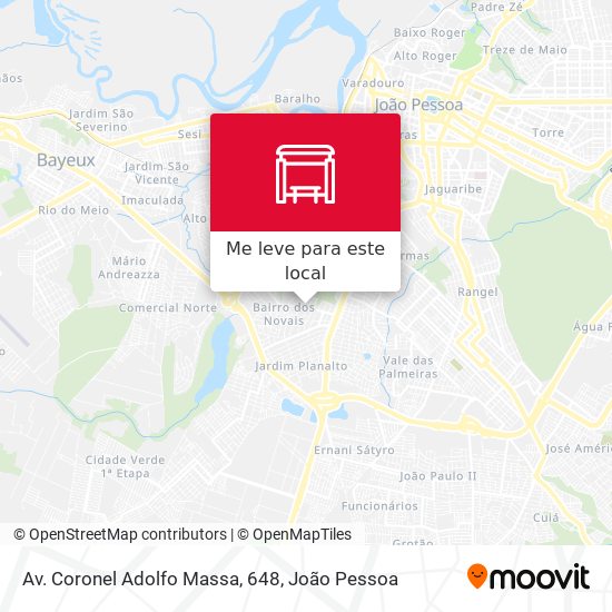 Av. Coronel Adolfo Massa, 648 mapa