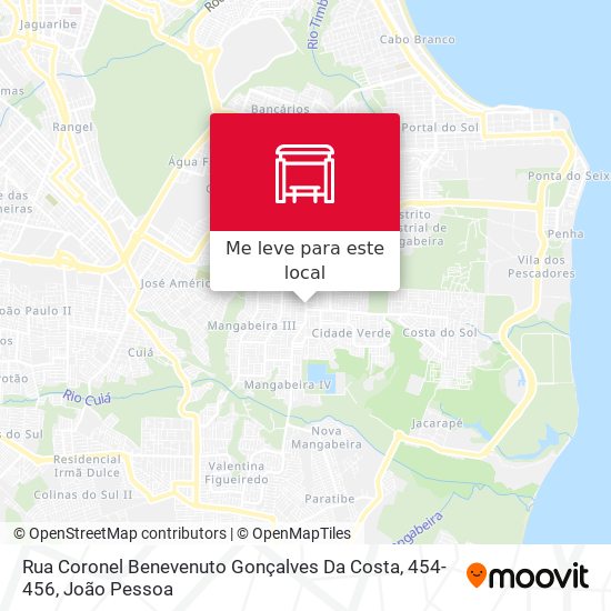 Rua Coronel Benevenuto Gonçalves Da Costa, 454-456 mapa