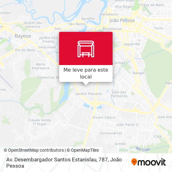 Av. Desembargador Santos Estanislau, 787 mapa