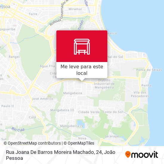 Rua Joana De Barros Moreira Machado, 24 mapa