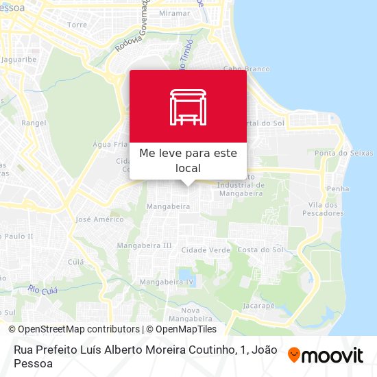 Rua Prefeito Luís Alberto Moreira Coutinho, 1 mapa