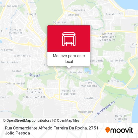 Rua Comerciante Alfredo Ferreira Da Rocha, 2751 mapa