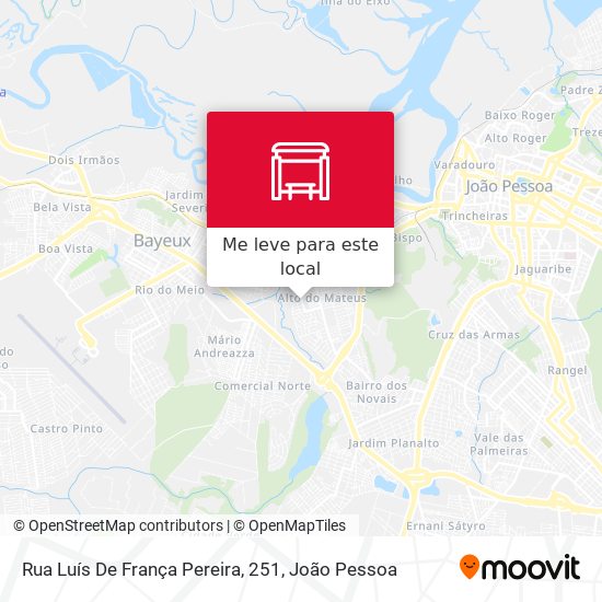 Rua Luís De França Pereira, 251 mapa