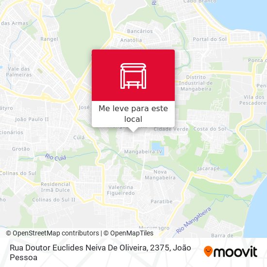 Rua Doutor Euclides Neiva De Oliveira, 2375 mapa