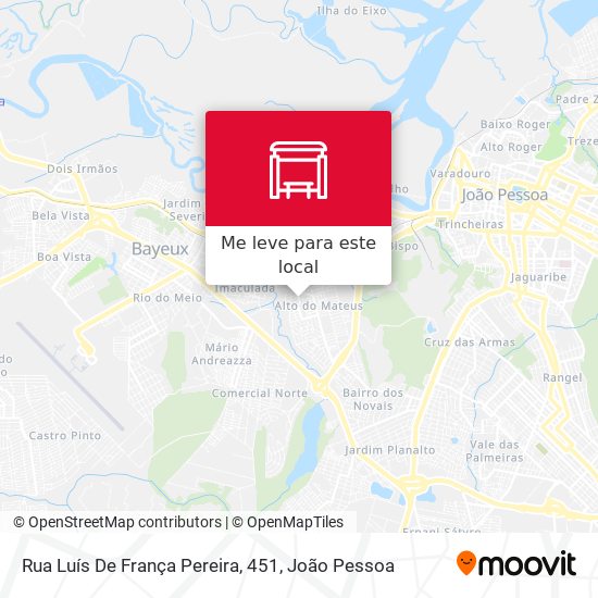 Rua Luís De França Pereira, 451 mapa
