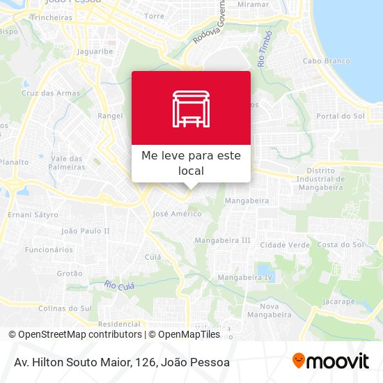 Av. Hilton Souto Maior, 126 mapa