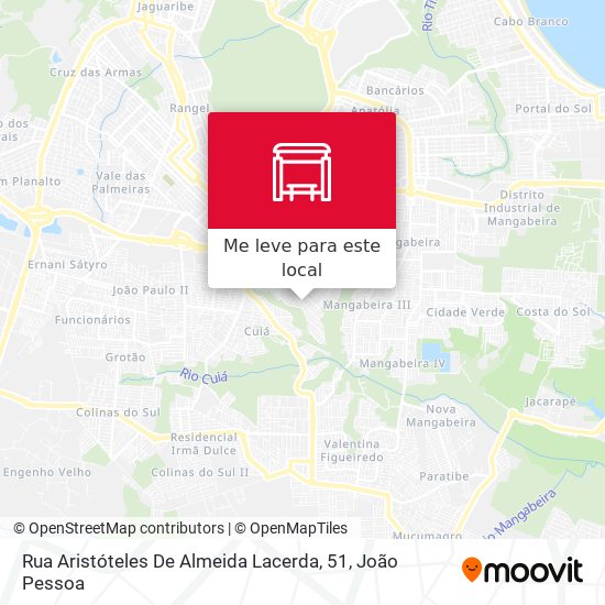 Rua Aristóteles De Almeida Lacerda, 51 mapa