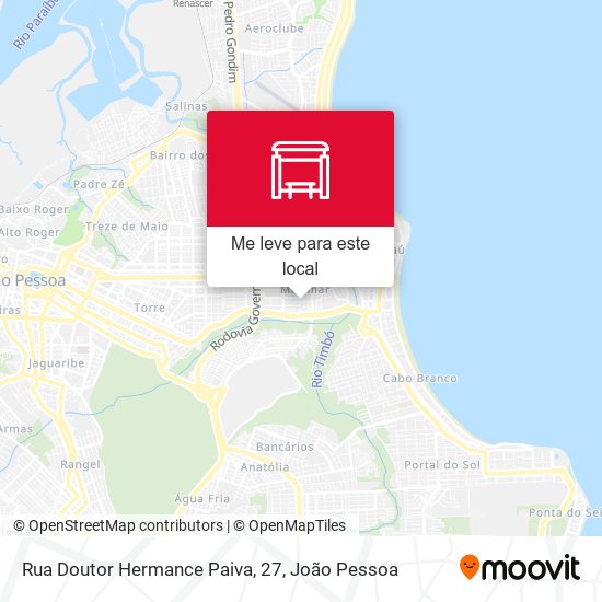 Rua Doutor Hermance Paiva, 27 mapa