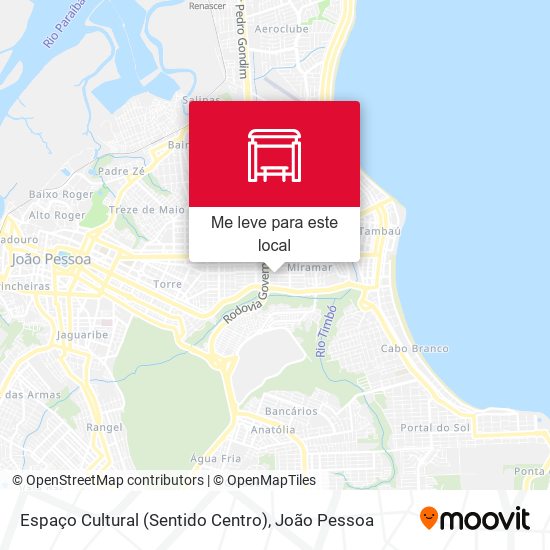 Espaço Cultural (Sentido Centro) mapa