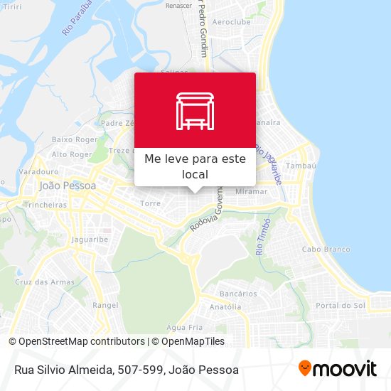 Rua Silvio Almeida, 507-599 mapa