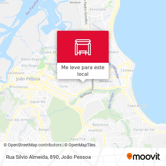 Rua Silvio Almeida, 890 mapa