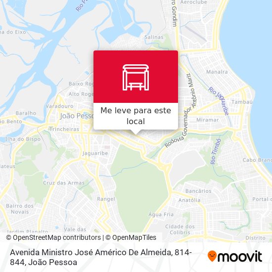 Avenida Ministro José Américo De Almeida, 814-844 mapa