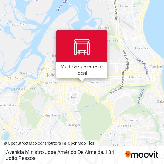 Avenida Ministro José Américo De Almeida, 104 mapa