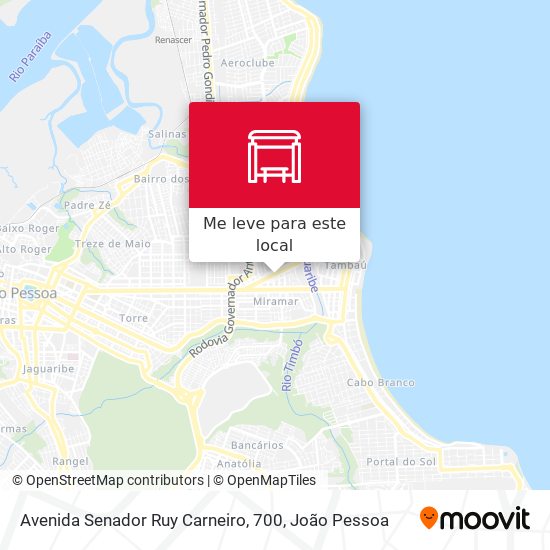 Avenida Senador Ruy Carneiro, 700 mapa