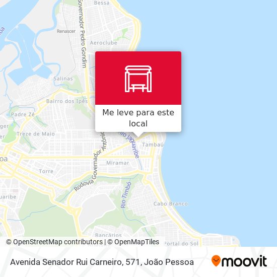Avenida Senador Rui Carneiro, 571 mapa