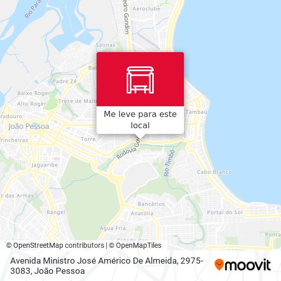 Avenida Ministro José Américo De Almeida, 2975-3083 mapa