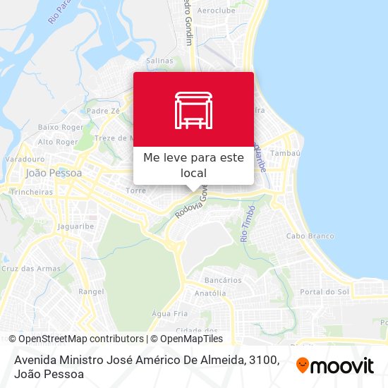Avenida Ministro José Américo De Almeida, 3100 mapa
