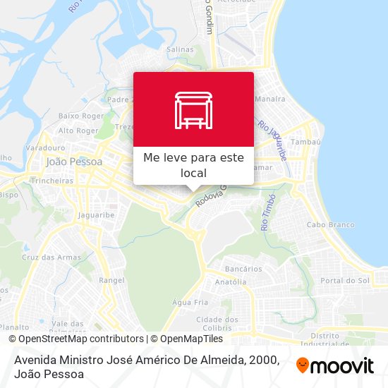 Avenida Ministro José Américo De Almeida, 2000 mapa