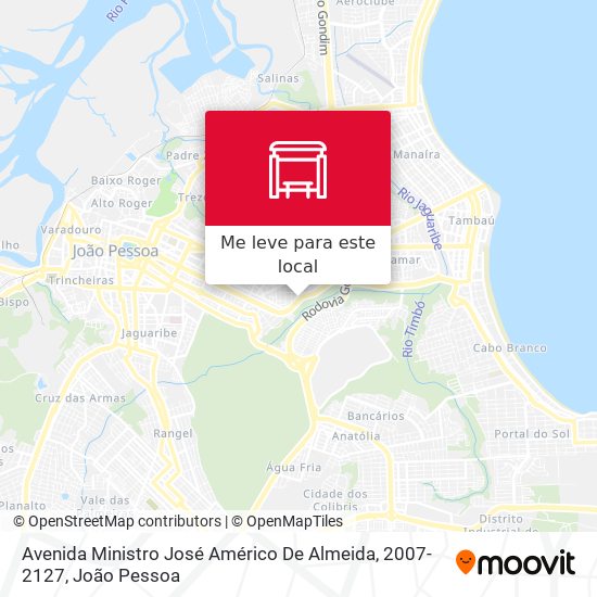 Avenida Ministro José Américo De Almeida, 2007-2127 mapa