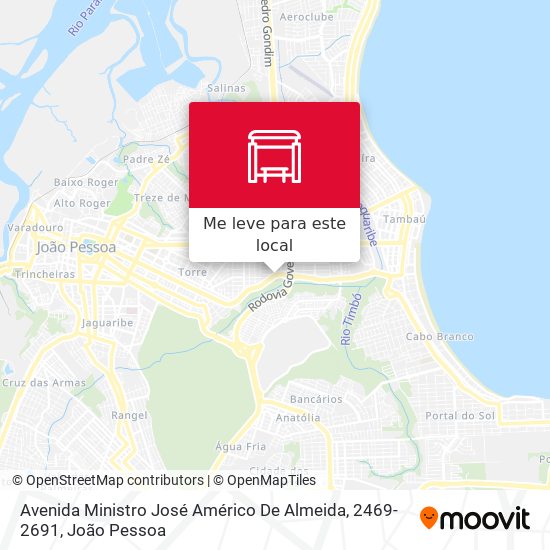 Avenida Ministro José Américo De Almeida, 2469-2691 mapa