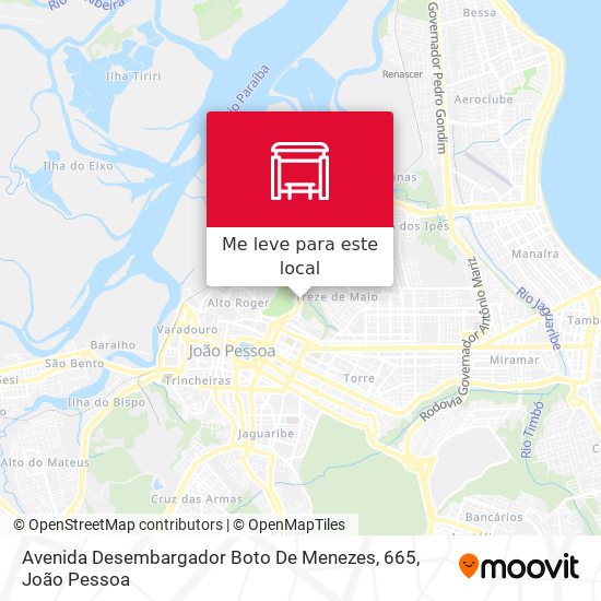 Avenida Desembargador Boto De Menezes, 665 mapa