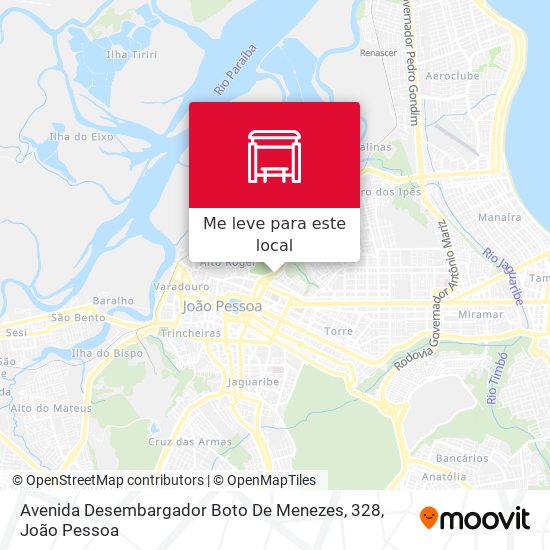 Avenida Desembargador Boto De Menezes, 328 mapa