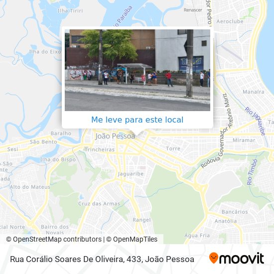 Rua Corálio Soares De Oliveira, 433 mapa