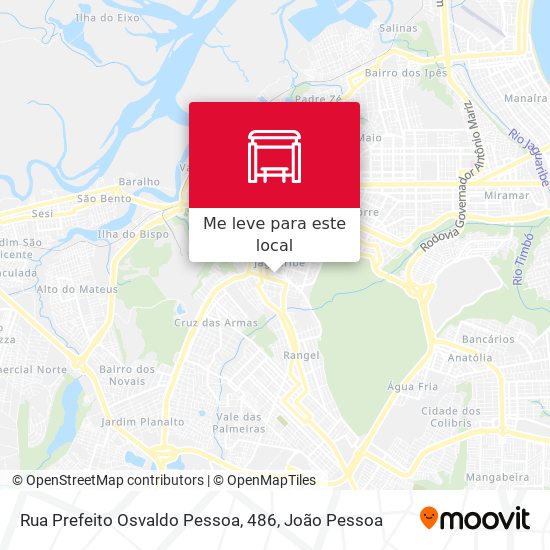Rua Prefeito Osvaldo Pessoa, 486 mapa