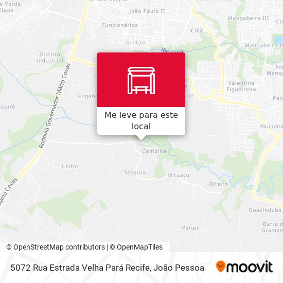 5072 Rua Estrada Velha Pará Recife mapa