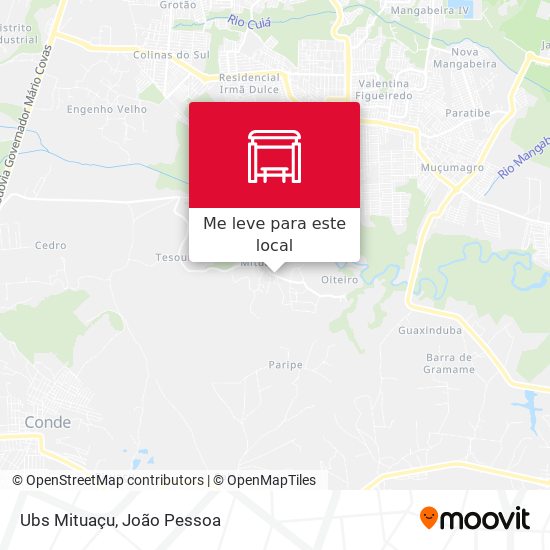 Ubs Mituaçu mapa