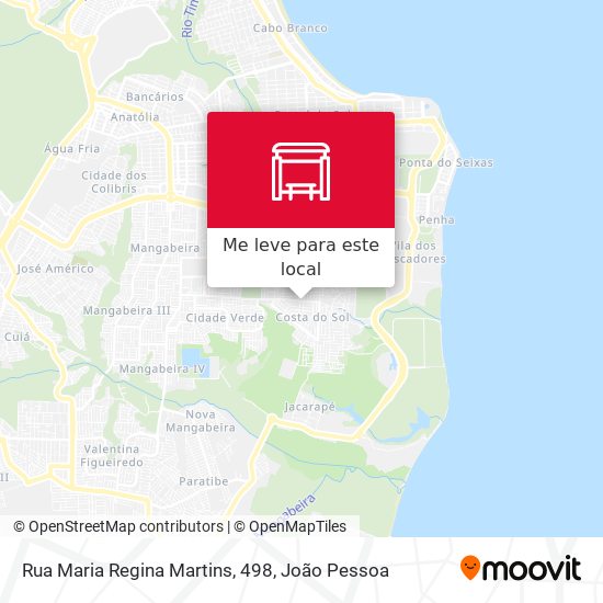 Rua Maria Regina Martins, 498 mapa