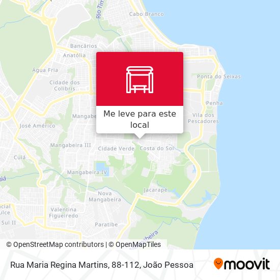 Rua Maria Regina Martins, 88-112 mapa