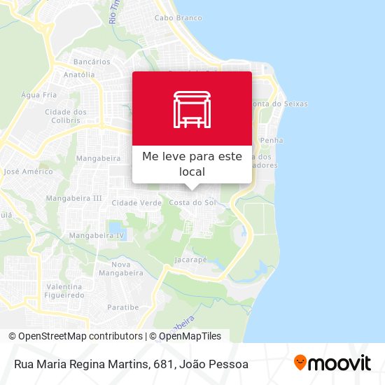 Rua Maria Regina Martins, 681 mapa