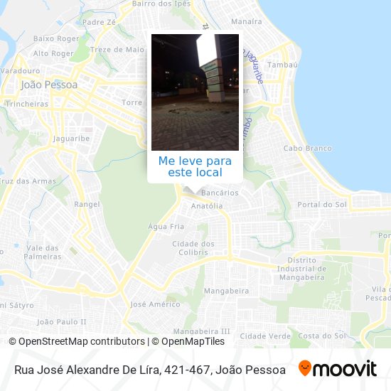 Rua José Alexandre De Líra, 421-467 mapa