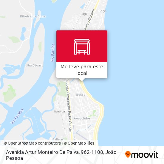 Avenida Artur Monteiro De Paiva, 962-1108 mapa
