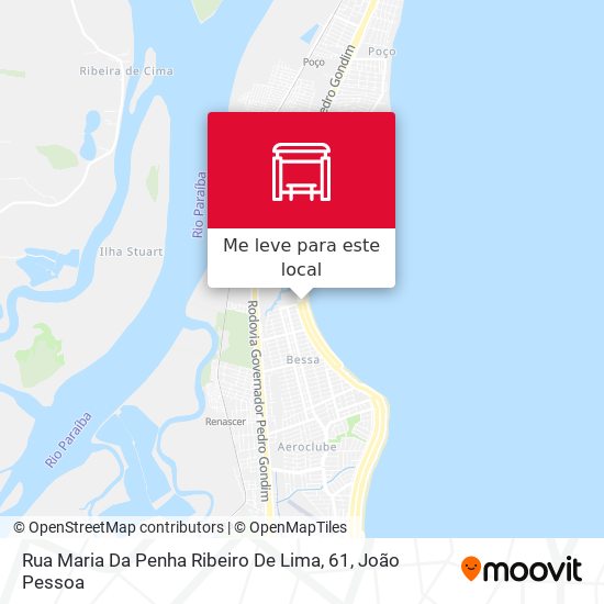 Rua Maria Da Penha Ribeiro De Lima, 61 mapa