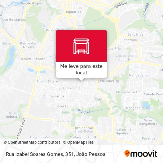 Rua Izabel Soares Gomes, 351 mapa