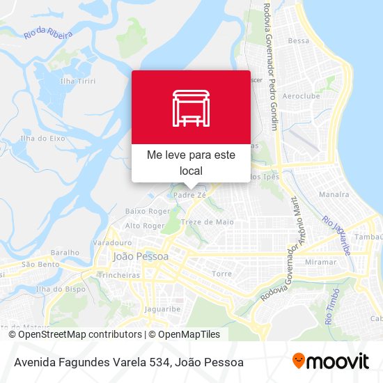 Avenida Fagundes Varela 534 mapa