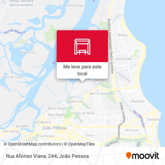 Rua Afonso Viana, 244 mapa